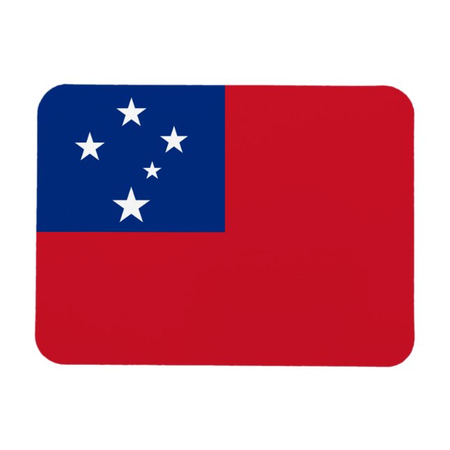 Samoa Flag Magnet (Horizontal)