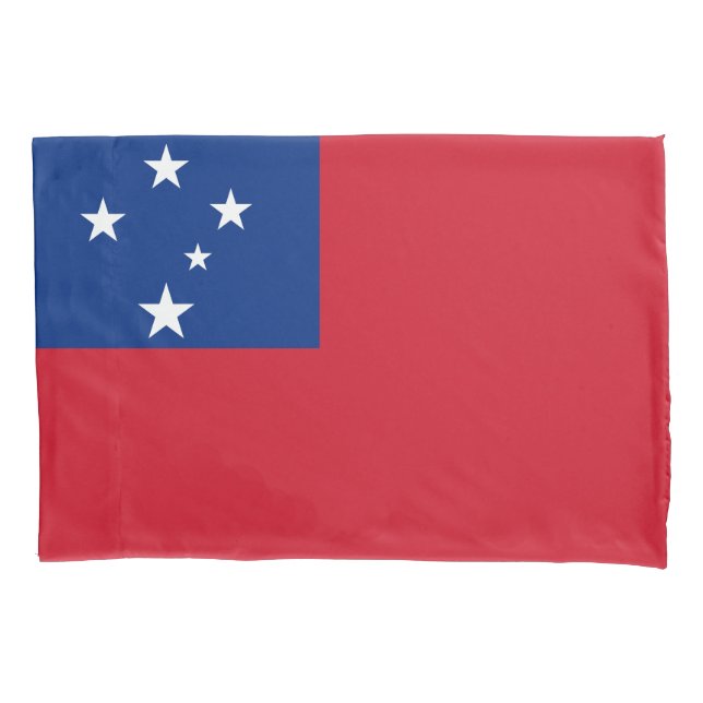 Samoa Flag Pillowcase (Front)