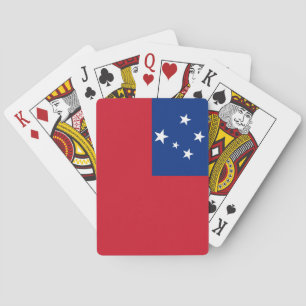 Samoa Flag Playing Cards