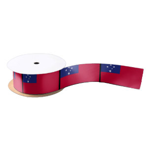 Samoa Flag Satin Ribbon