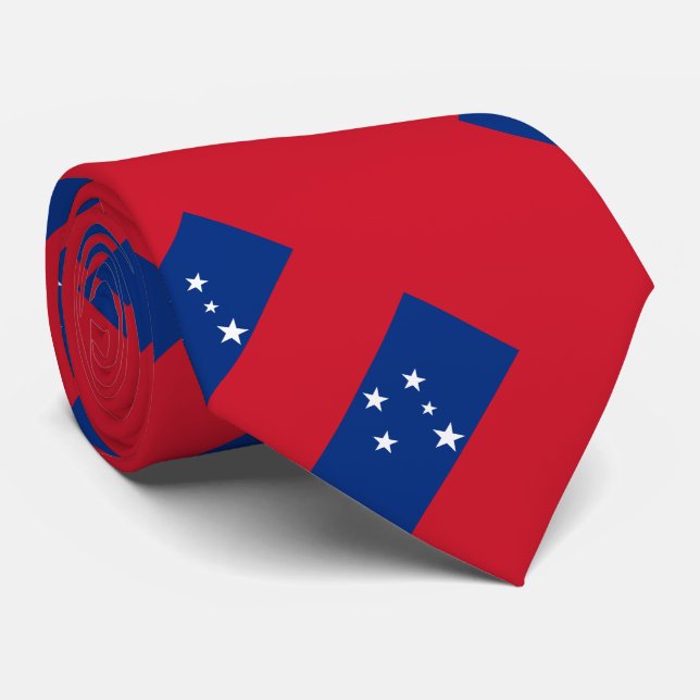 Samoa Flag Tie (Rolled)