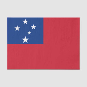 Samoa Flag Tissue Paper
