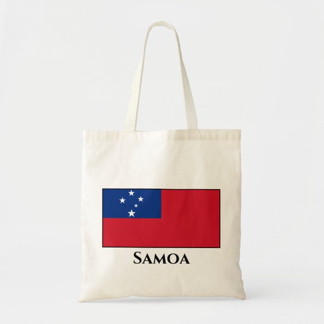 Samoa Flag Tote Bag (Front)
