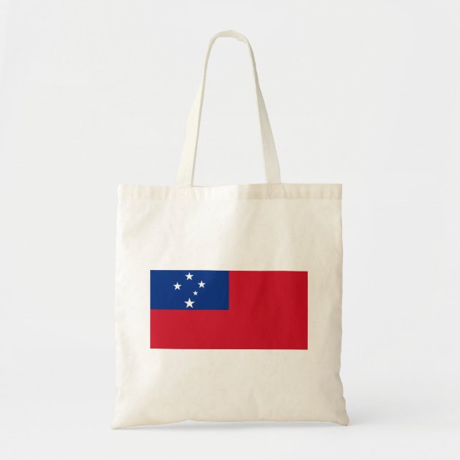 Samoa Flag Tote Bag (Front)