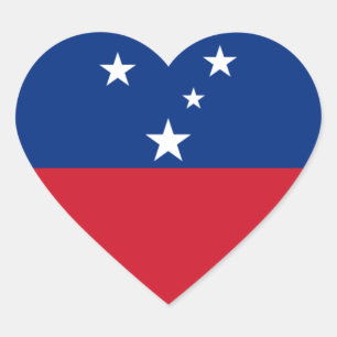 samoa heart sticker
