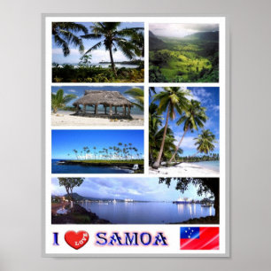 Samoa - I Love - Poster