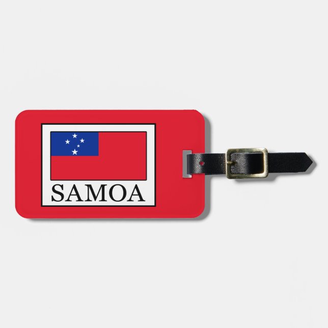 Samoa Luggage Tag (Front Horizontal)