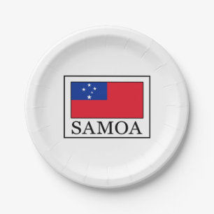 Samoa Paper Plate