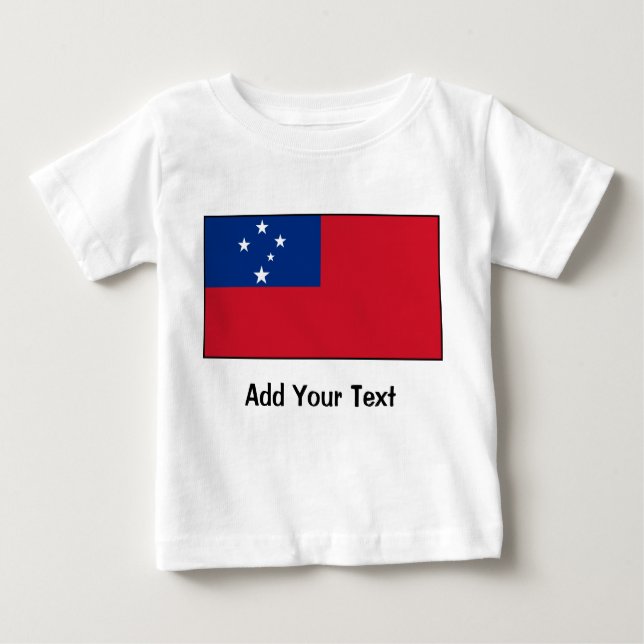 Samoa - Samoan Flag Baby T-Shirt (Front)