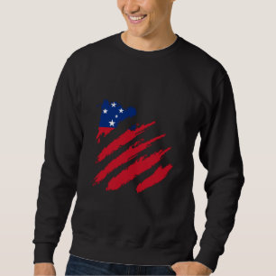 Samoa Samoan Pride Samoan Roots Claw Samoan Flag Sweatshirt
