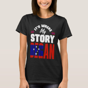 Samoa Samoan Samoa Flag Its Where My Story Began T-Shirt