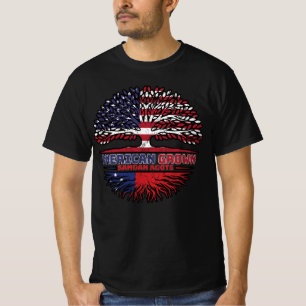 Samoa Samoan US American USA United States Tree T-Shirt