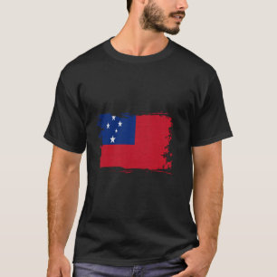 Samoa Vintage Samoan Flag Samoan Pride Samoan Root T-Shirt