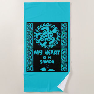 Samoan Australians Beach Towel
