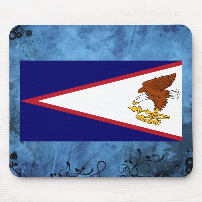 Samoan flag mouse pad (Front)
