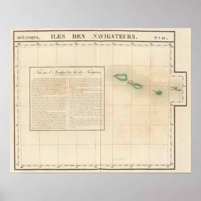 Samoan Islands Oceania no 41 Poster (Front)