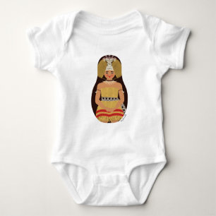 Samoan Matryoshka Baby Bodysuit