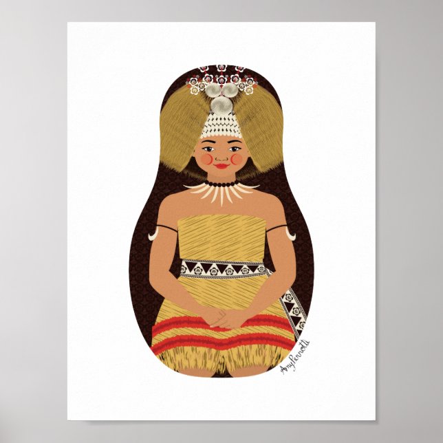 Samoan Matryoshka Poster (Front)