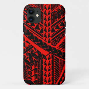 Samoan/Polynesian tribal shapes and symbols iPhone 11 Case