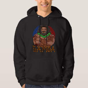 Samoan Pride Polynesian Warrior Samoa Tatau Cultur Hoodie