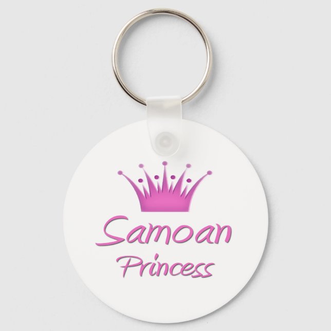 Samoan Princess Key Ring (Front)