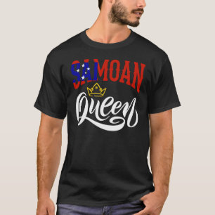 Samoan Queen Samoa Samoan Samoa Flag T-Shirt