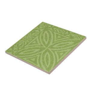 Samoan Tapa Polynesian Flower Tile Trivets