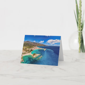Samos island, Greece Thank You Card