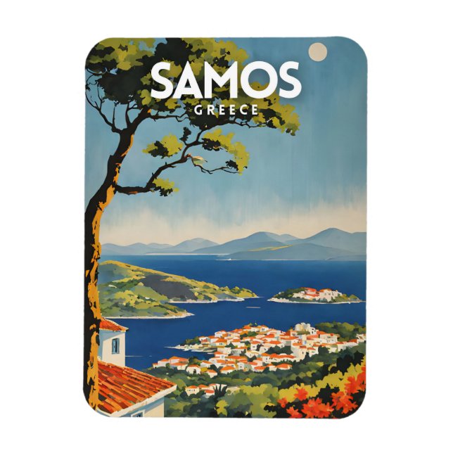 Samos Travel Magnet (Vertical)