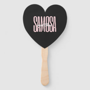 samosa and chai T-Shirt Hand Fan