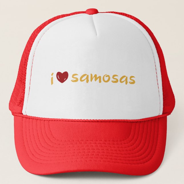 Samosa Love Trucker Hat (Front)