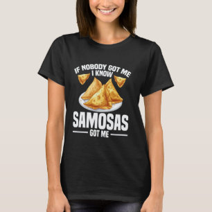 Samosas Lover Vegan Samosa Wraps Indian Fresh Samo T-Shirt
