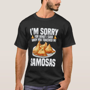 Samosas Making Indian Foodie Vegan Fresh Samosas T-Shirt