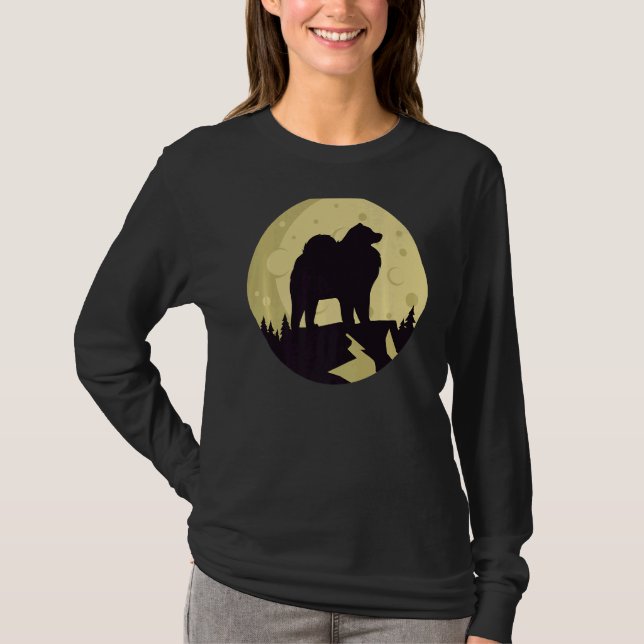 Samoyed Bjelkier Dog Retro  15 T-Shirt (Front)