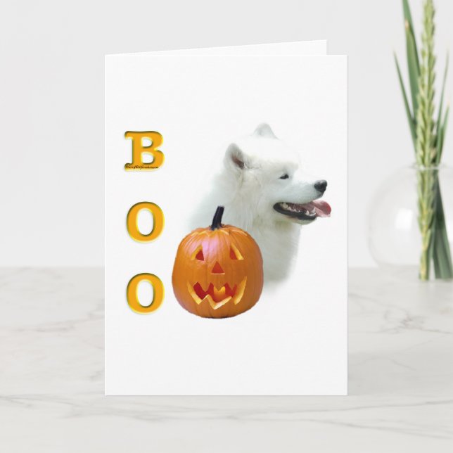 Samoyed Boo Card (Front)