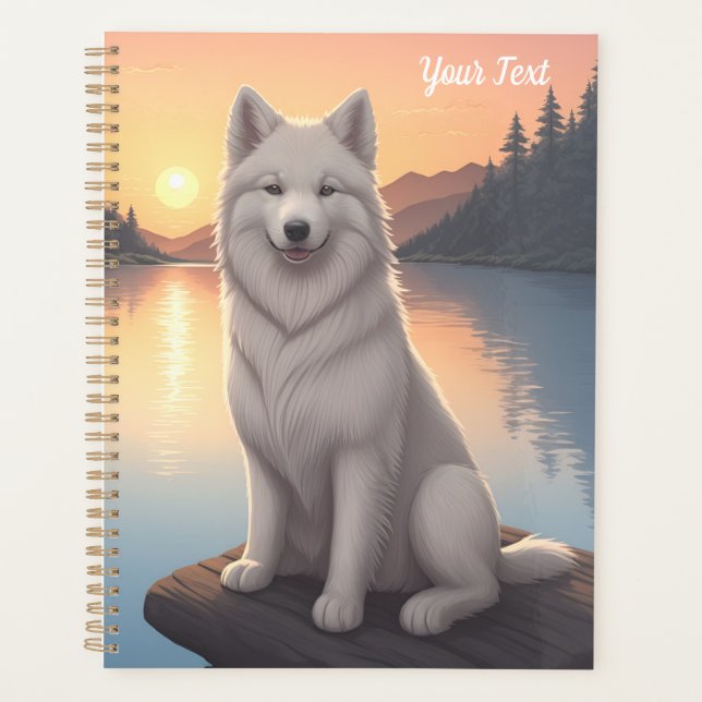 Samoyed by Lake Planner (Front)