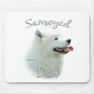 Samoyed Dad 2 Mouse Pad