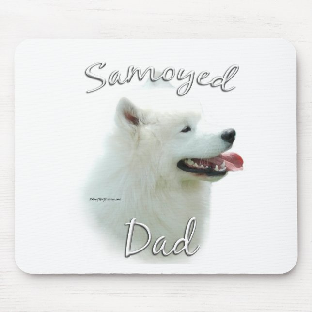 Samoyed Dad 2 Mouse Pad (Front)