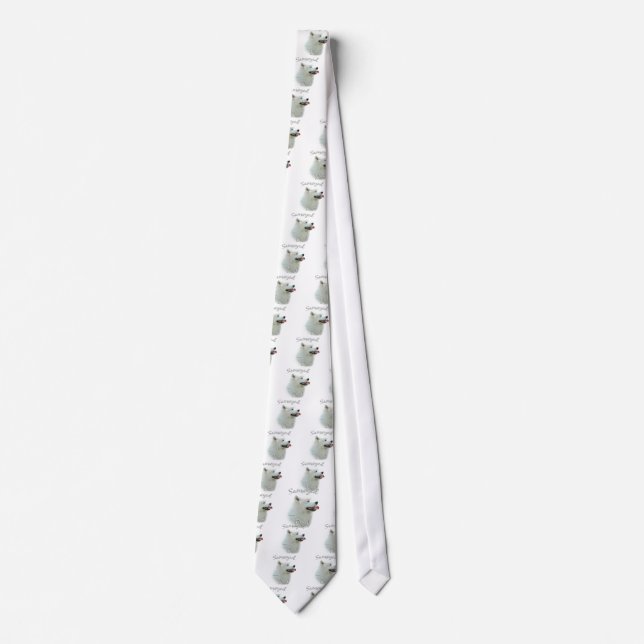 Samoyed Dad 2 Tie (Front)