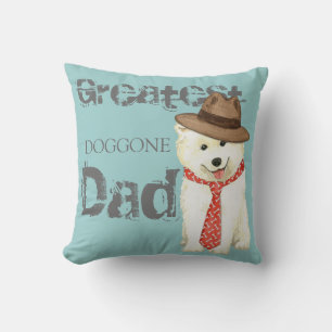 Samoyed Dad Cushion