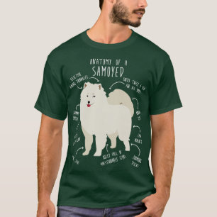 Samoyed Dog Anatomy 2 T-Shirt