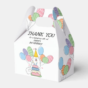 Samoyed Dog Birthday Thank You Favour Box