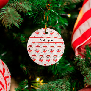 Samoyed Dog Breed Christmas Stars Ceramic Tree Decoration