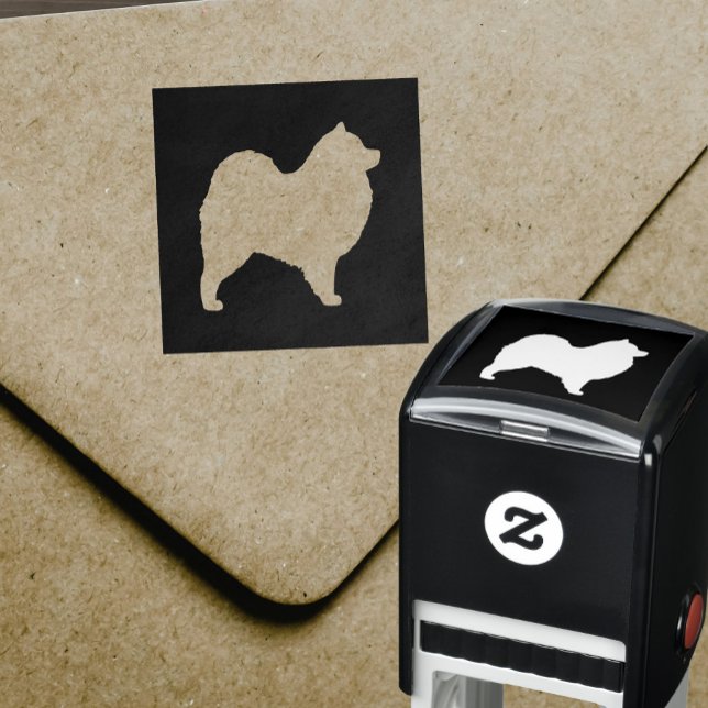 Samoyed Dog Breed Silhouette Self-inking Stamp (Creator Uploaded)