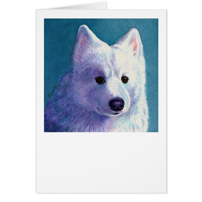 Samoyed Dog Card - "Buddha" (Front)