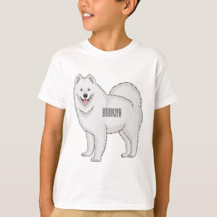 Samoyed dog cartoon illustration T-Shirt