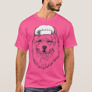Samoyed Dog Cook Chef Funny Cooking T-Shirt