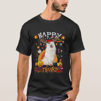 Samoyed Dog Halloween Christmas Dog Happy Hallotha