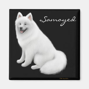 Samoyed Dog Magnet