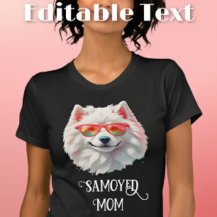 Samoyed Dog Mum Sunglasses T-Shirt